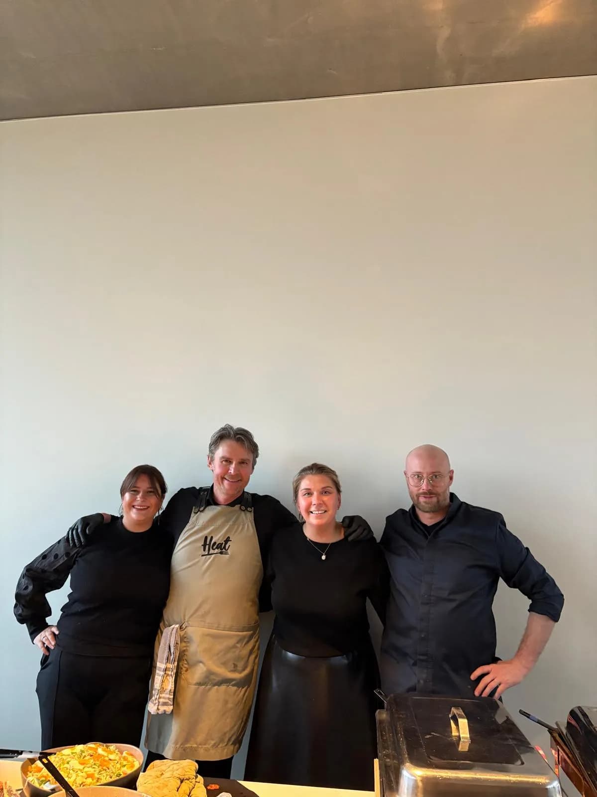 Heat team bij Leiedal nieuwjaarslunch - professionele bedrijfscatering